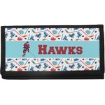 Hockey 2 Canvas Checkbook Cover (Personalized)