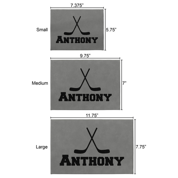Hockey 2 Engraved Gift Boxes - All 3 Sizes