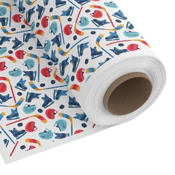 Hockey 2 Fabric by the Yard - Spun Polyester Poplin