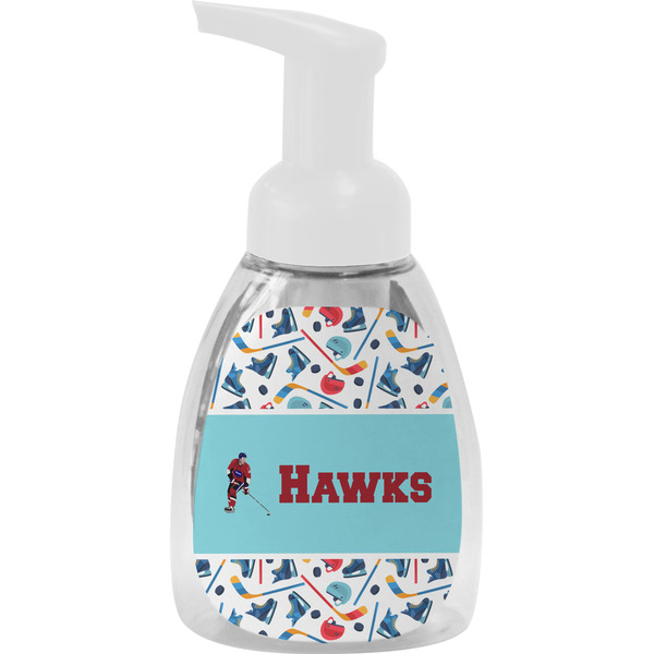Custom Hockey 2 Foam Soap Bottle (Personalized)