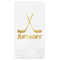 Hockey 2 Guest Napkins - Foil Stamped (Personalized)