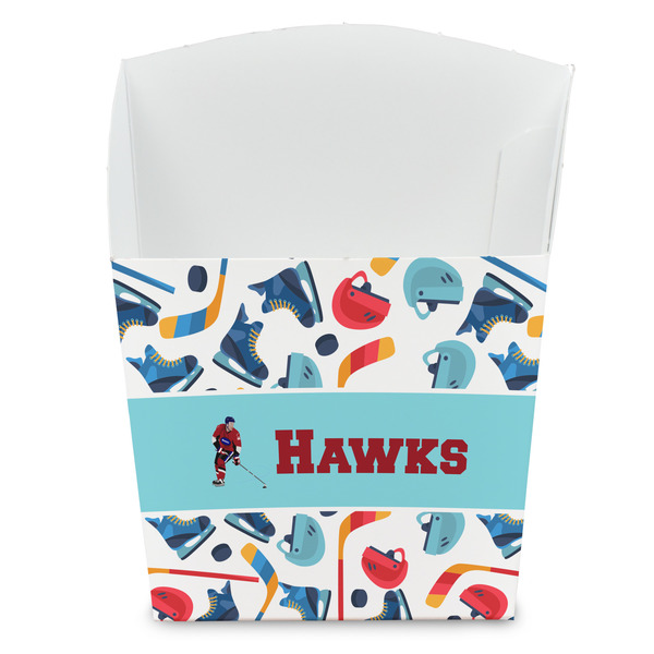 Custom Hockey 2 French Fry Favor Boxes (Personalized)
