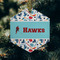 Hockey 2 Frosted Glass Ornament - Hexagon (Lifestyle)