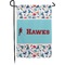 Hockey 2 Small Garden Flag - Double Sided w/ Name or Text