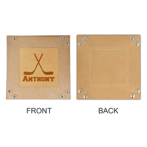 Hockey 2 Genuine Leather Valet Trays - APPROVAL