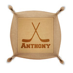 Hockey 2 Genuine Leather Dice Tray (Personalized)