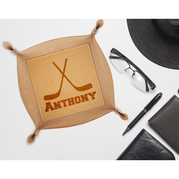 Hockey 2 Genuine Leather Valet Trays - LIFESTYLE