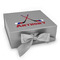 Hockey 2 Gift Boxes with Magnetic Lid - Silver - Front