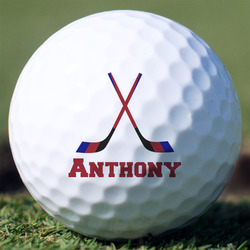 Hockey 2 Golf Balls - Non-Branded - Set of 3 (Personalized)
