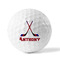 Hockey 2 Golf Balls - Generic - Set of 12 - FRONT