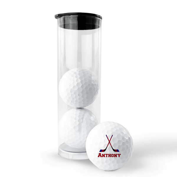 Hockey 2 Golf Balls - Generic - Set of 3 - PACKAGING