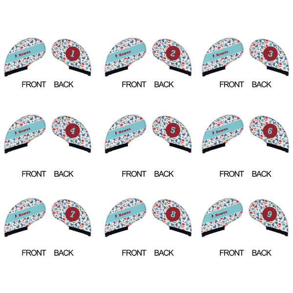 Hockey 2 Golf Club Covers - APPROVAL (set of 9)