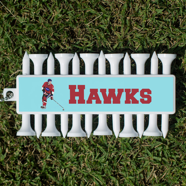 Custom Hockey 2 Golf Tees & Ball Markers Set (Personalized)