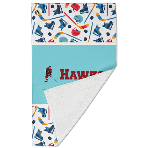 Hockey 2 Golf Towel - Folded (Large)