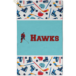 Hockey 2 Golf Towel - Poly-Cotton Blend - Small w/ Name or Text