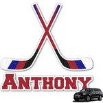 Hockey 2 Graphic Car Decal (Personalized)