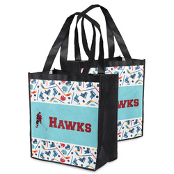 Hockey 2 Grocery Bag (Personalized)