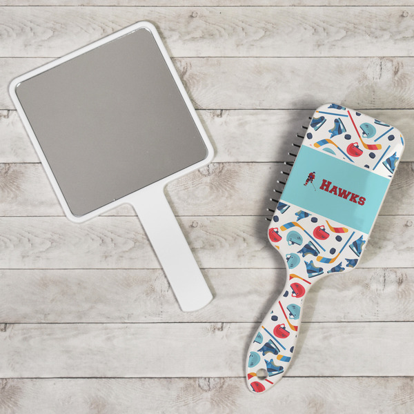 Hockey 2 Hair Brush - In Context