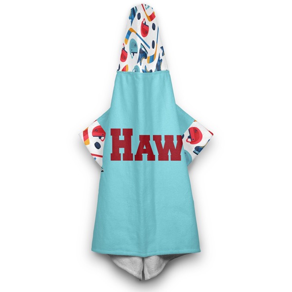 Hockey 2 Hooded Towel - Hanging