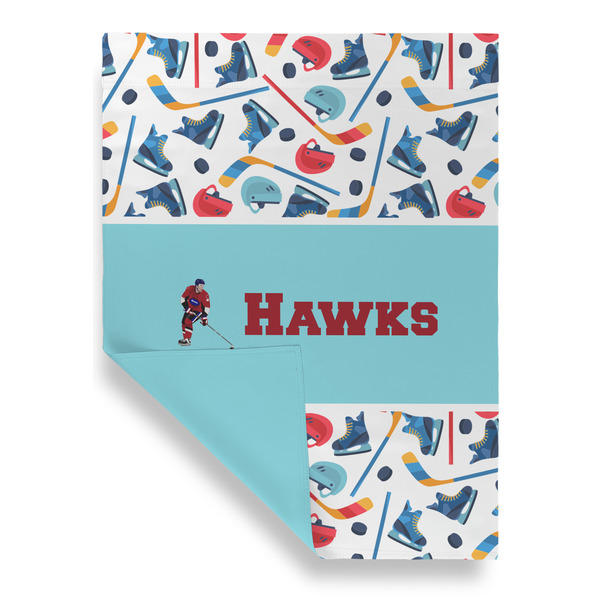 Hockey 2 House Flags - Double Sided - FRONT FOLDED