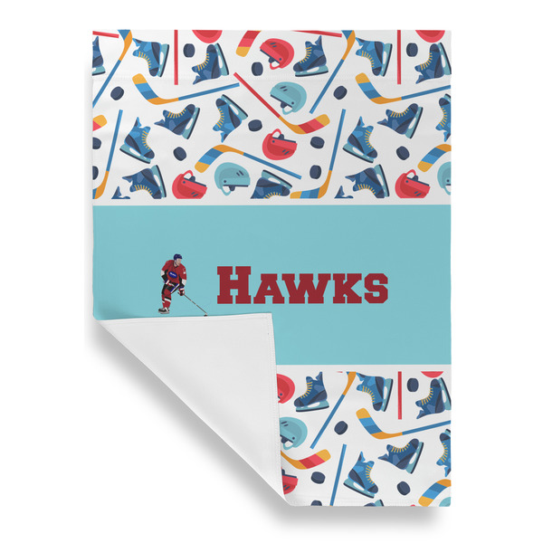 Hockey 2 House Flags - Single Sided - FRONT FOLDED