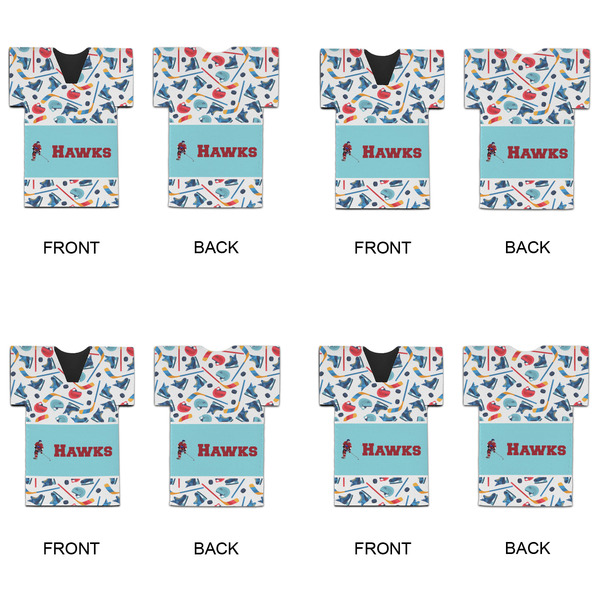 Hockey 2 Jersey Bottle Cooler - Set of 4 - APPROVAL