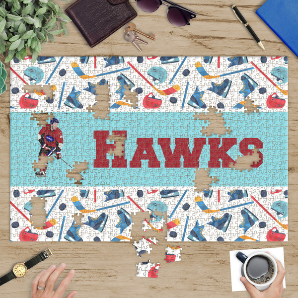 Hockey 2 Jigsaw Puzzle 1014 Piece - In Context