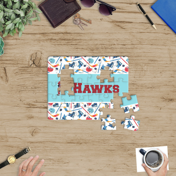 Hockey 2 Jigsaw Puzzle 30 Piece - In Context