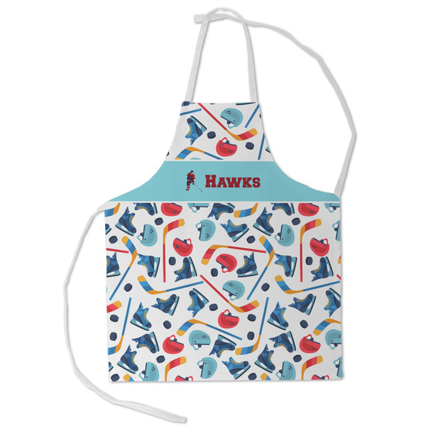 Custom Hockey 2 Kid's Apron - Small (Personalized)