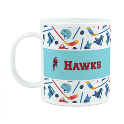 Hockey 2 Plastic Kids Mug (Personalized)