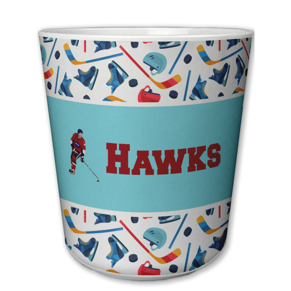 Custom Hockey 2 Plastic Tumbler 6oz (Personalized)