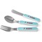 Hockey 2 Kid's Flatware (Personalized)