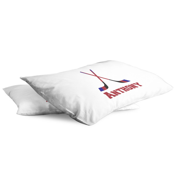 Hockey 2 King Pillow Case - TWO (partial print)