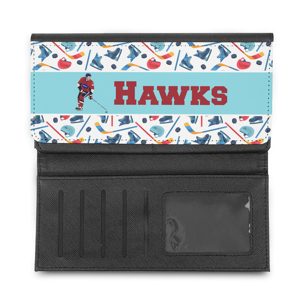 Hockey 2 Ladies Wallet - Half Way Open