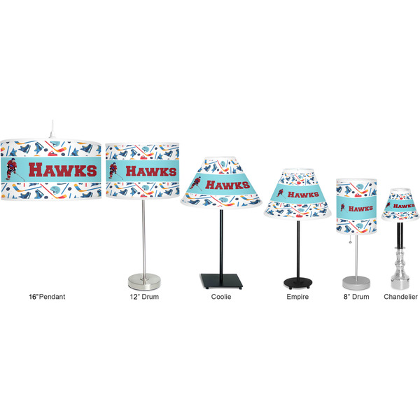 Hockey 2 Lamp Full View Size Comparison