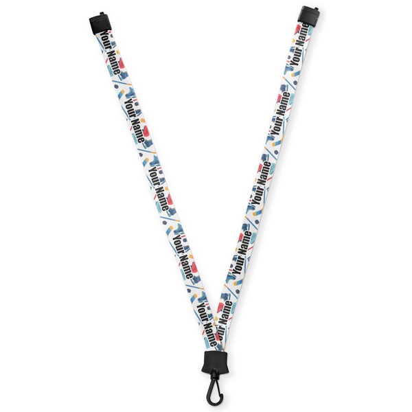 Custom Hockey 2 Lanyard (Personalized)