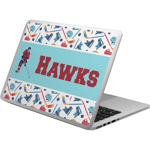 Custom Hockey 2 Laptop Skin - Custom Sized (Personalized)