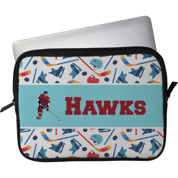 Custom Hockey 2 Laptop Sleeve / Case - 11" (Personalized)
