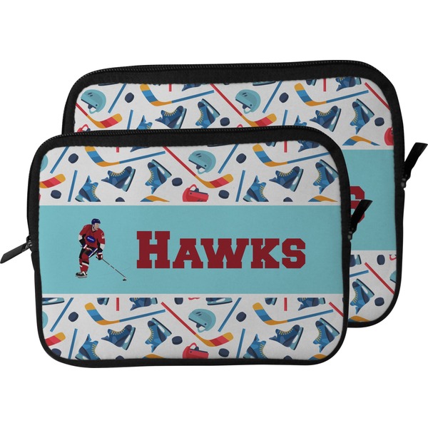 Hockey 2 Laptop Sleeve (Size Comparison)