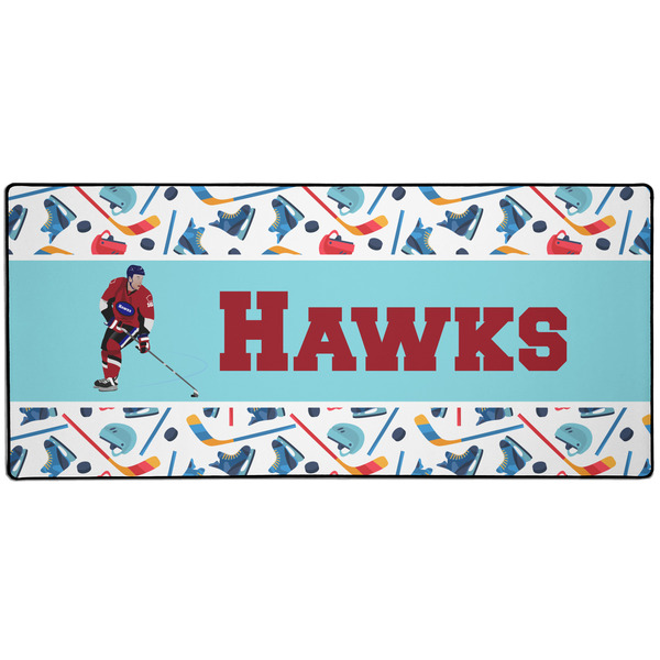 Custom Hockey 2 3XL Gaming Mouse Pad - 35" x 16" (Personalized)