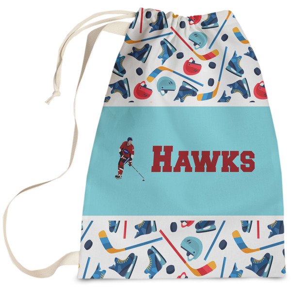 Custom Hockey 2 Laundry Bag - Large (Personalized)