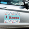 Hockey 2 Large Rectangle Car Magnets- In Context