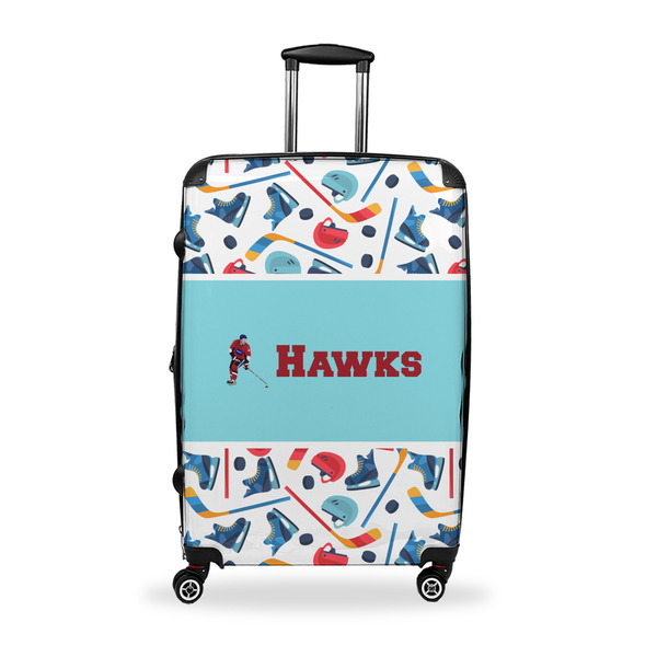 Custom Hockey 2 Suitcase - 28" Large - Checked w/ Name or Text