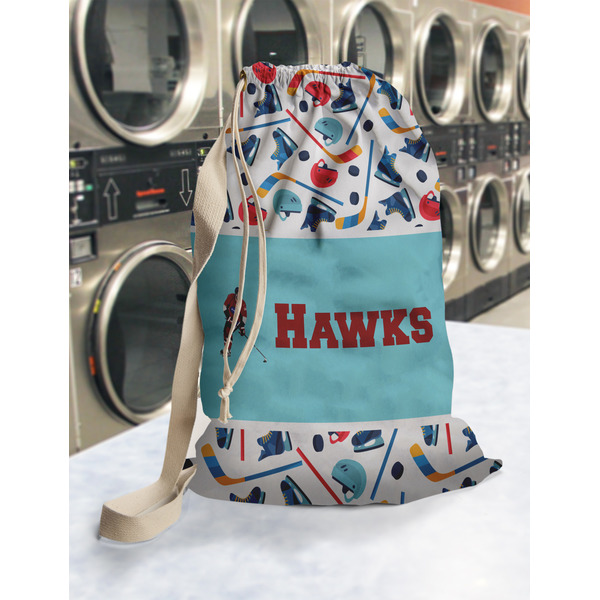 Hockey 2 Laundry Bag in Laundromat
