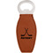 Hockey 2 Leatherette Bottle Opener (Personalized)