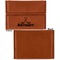 Hockey 2 Leather Business Card Holder Front Back Single Sided - Apvl