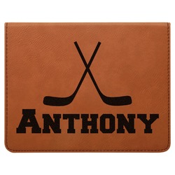 Hockey 2 Leatherette 4-Piece Wine Tool Set (Personalized)