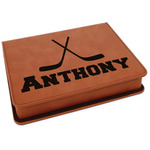 Hockey 2 Leatherette 4-Piece Wine Tool Set (Personalized)