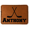 Hockey 2 Leatherette Patches - Rectangle