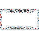 Hockey 2 License Plate Frame - Style A (Personalized)